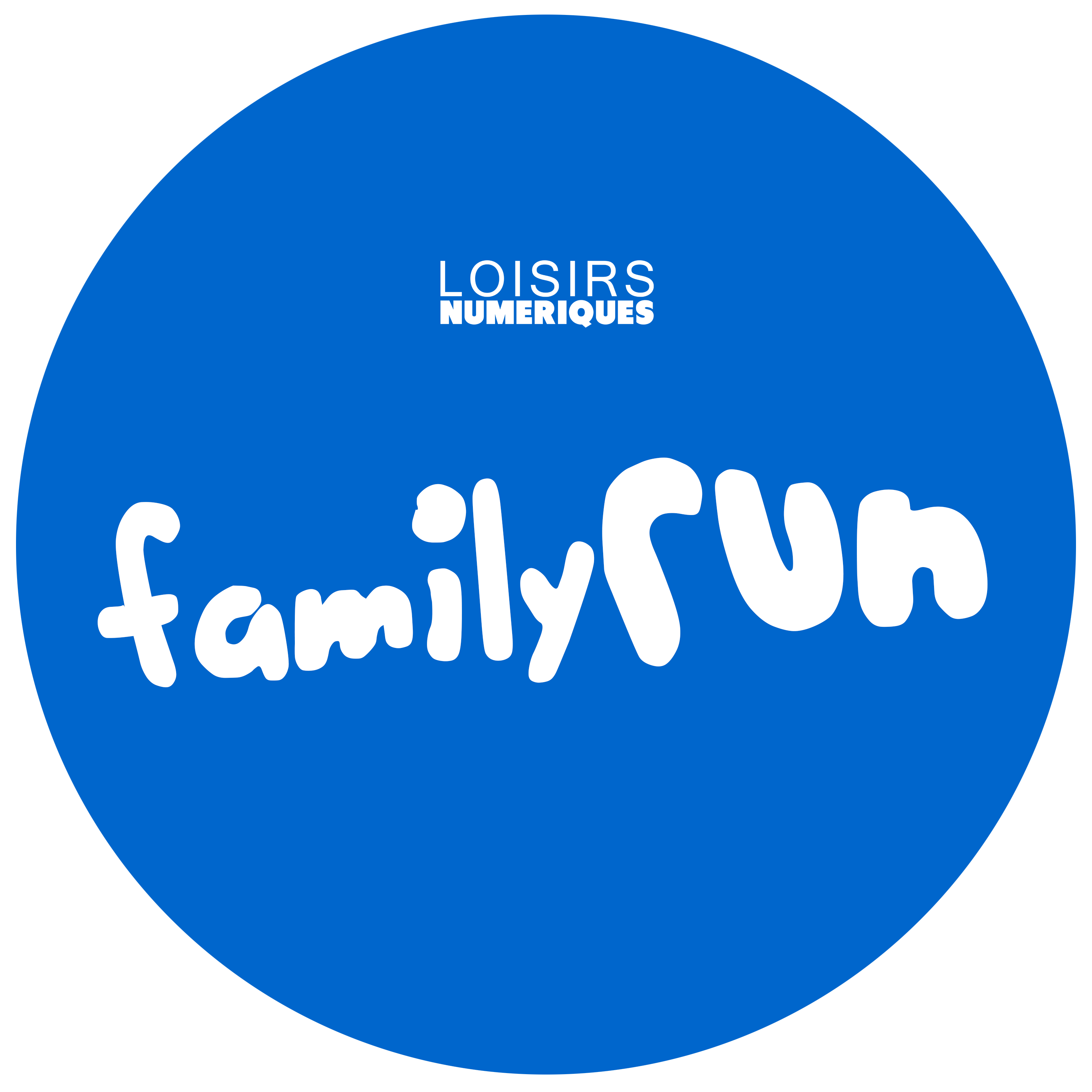 FAMILY RUN logo bleu FAMILY RUN logo bleu